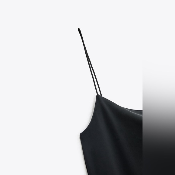 NEW WITHOUT A TAG ZARA LONG STRETCHY FITTED DRESS - Picture 7 of 8